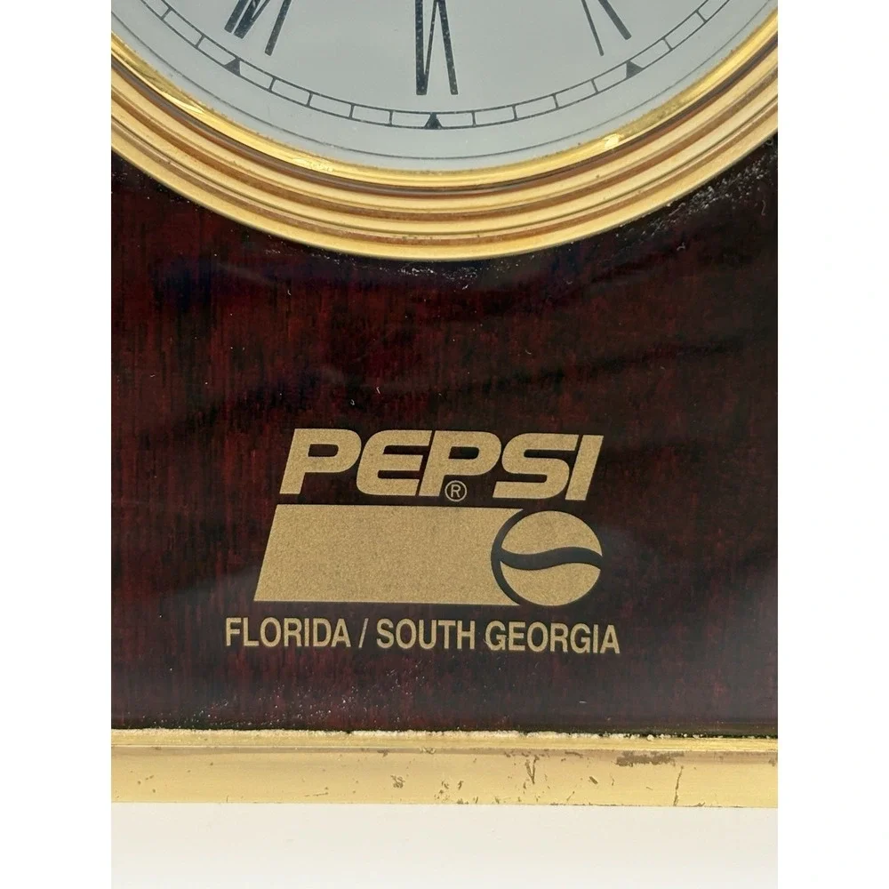 Pepsi Florida‎ South Georgia - Howard Miller Rosewood Bracket Tabletop Clock